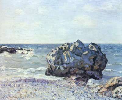 Baie de Langland avec rochers - Alfred Sisley